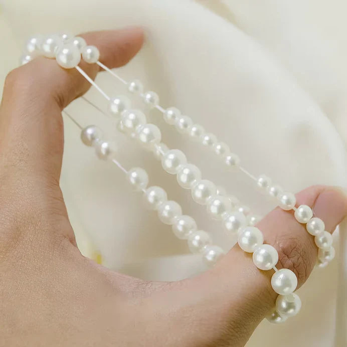 Pearlux Pearl Bracelet Duo Set